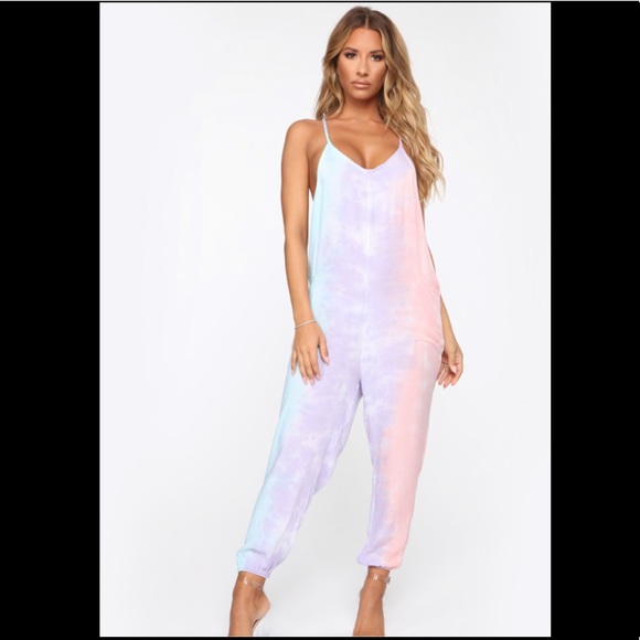tie dye jumpsuit